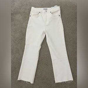 ZARA crop flare jeans NWT